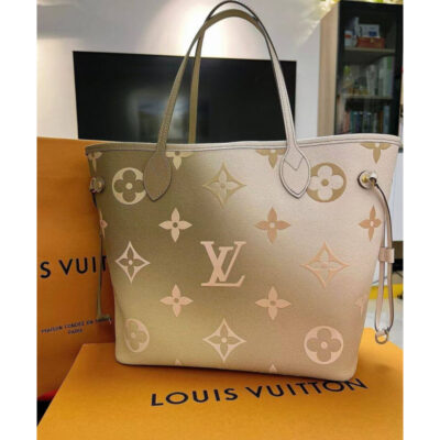 Replica Louis Vuitton Neverfull Mm M59859 Sunset Kaki